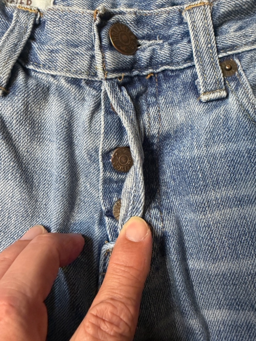 EUC Men's Hollister California Button Fly Jeans Size 29/30" Inseam (KB6) - Picture 4 of 7